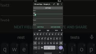 Fill and Sign PDF Forms for Android, read only fields on signed forms demo screenshot 3
