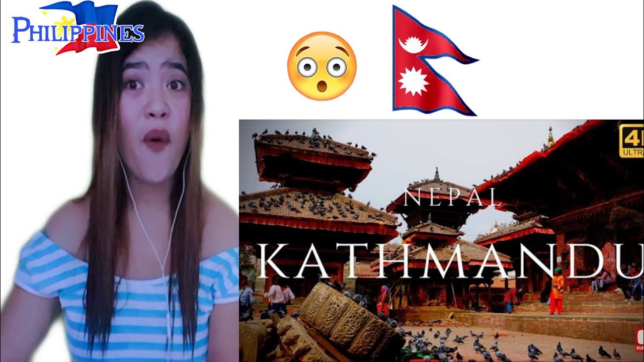 Filipino Girl React On Kathmandu Nepal 4K City Tour