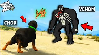 Chop Vs Venom In GTA 5 | GTA5 AVENGERS | Venom In GTA 5 [Hindi] | Franklin Vs Venom In GTA 5 !