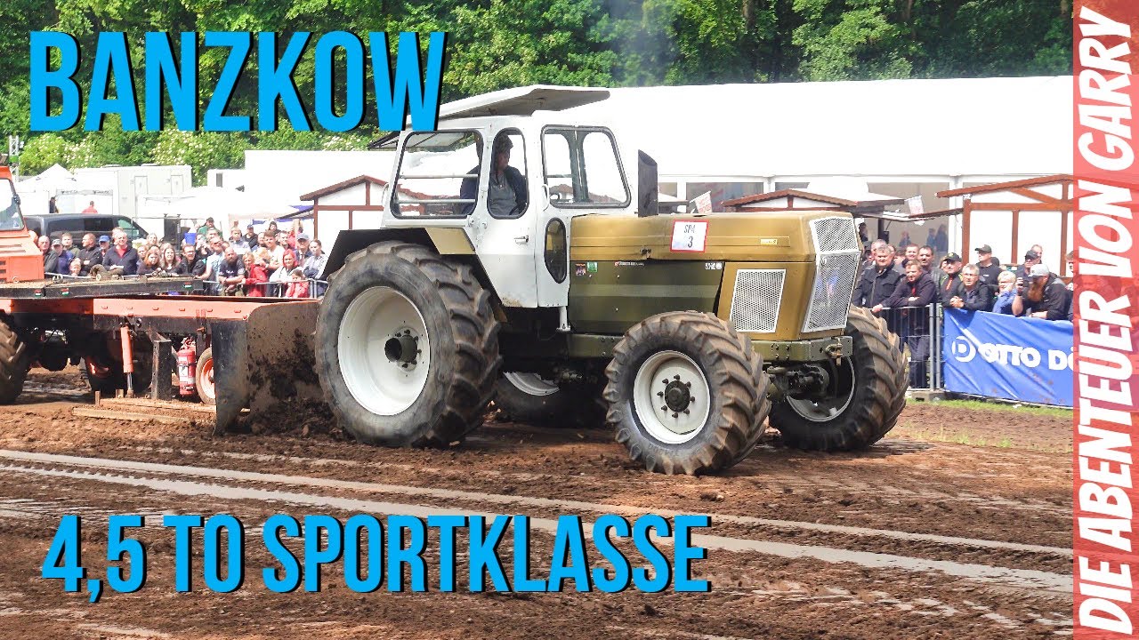 4,5 to Sportklasse I Trecker Treck Neddelrad bei Banzkow 2025 I Traktor Pulling