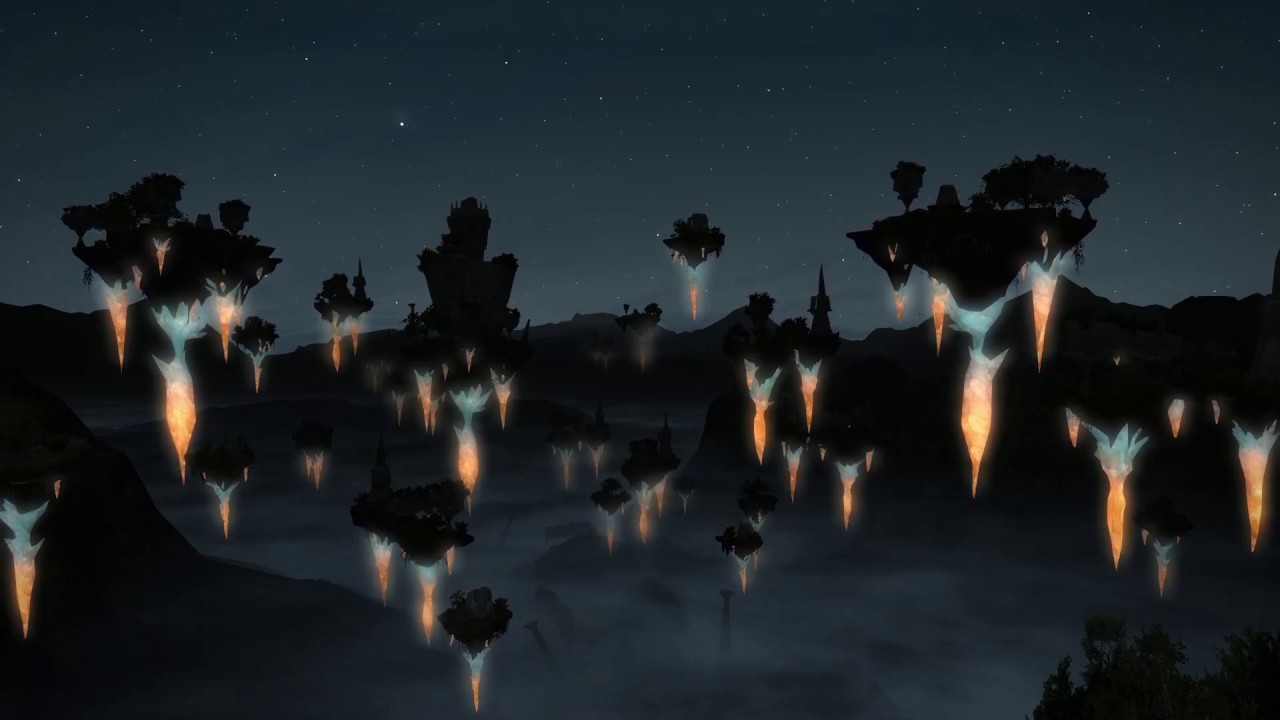 Tour of The Floating City of Nym (Final Fantasy 14)