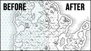 Remove blue grid lines in Photoshop from graph paper. For fantasy maps and drawings