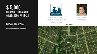 Pocono Spring Estates Lot198 Fountain Dr, Gouldsboro, PA 18424 - John Putriment - MLS PM-62169