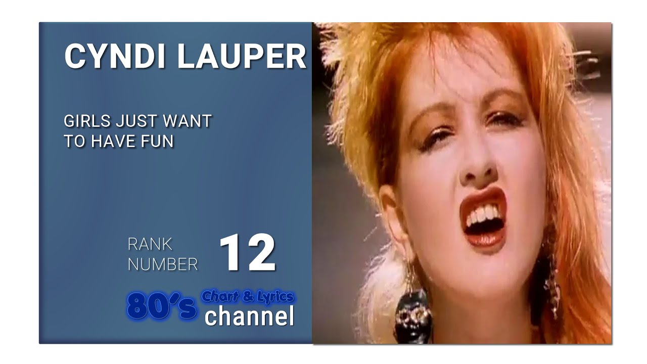 CYNDI LAUPER - GIRLS JUST WANT TO HAVE FUN - YouTube