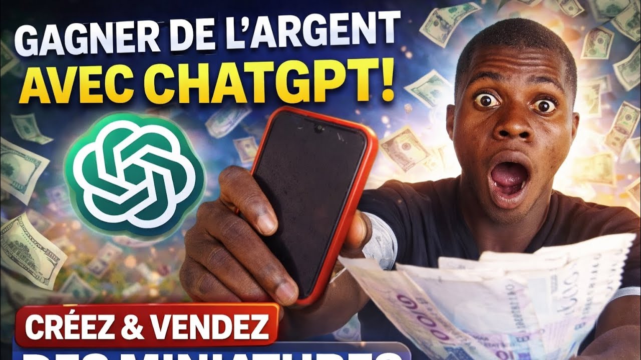 Comment Gagner de l’Argent avec ChatGPT en Créant des Miniatures😱 - YouTube
