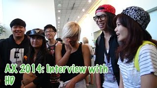 AX 2014: K pop Dance Competition Interview with HD