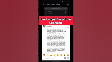 How to copy nanobanana prompt from comments or post #nanobanana #nanobanakinako #geminiai #prompt