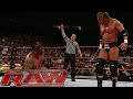 Triple H vs Umaga & Carlito 2-on-1 Handicap Match (Bloody) RAW Sep 03,2007