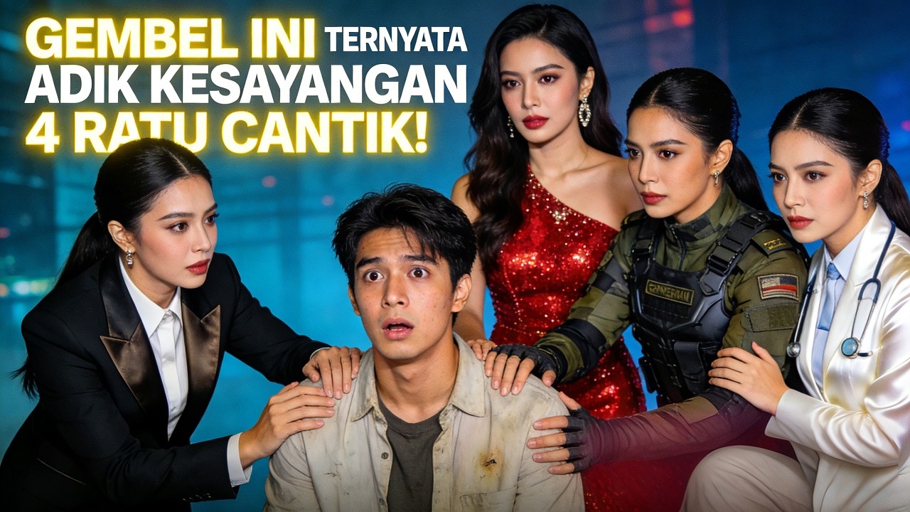 Gembel Ini Ternyata Adik Kesayangan 4 Ratu Cantik! 😱🔥