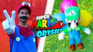 Luigi’s Balloon World in REAL LIFE!!! Ft. Raymond Strazdas [SMO IRL]