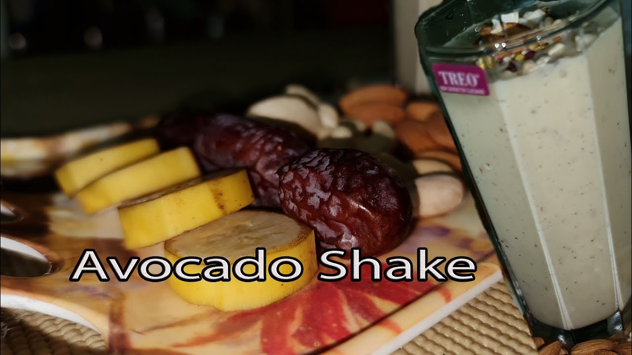Avocado Banana SmoothieButter Fruit Shake YouTube