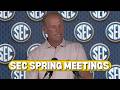 Kalen DeBoer SEC Spring Meetings 2026 Alabama Football Coach