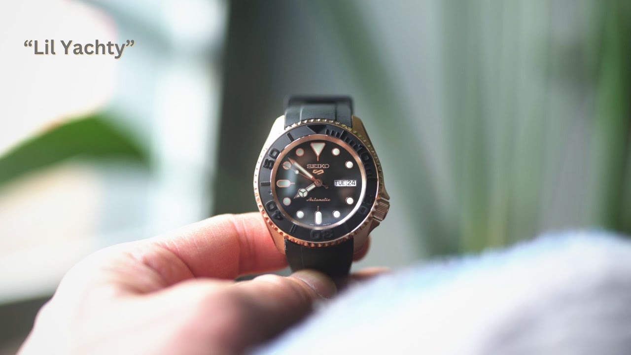 NH36 MOD カスタム ヨットマスター オマージュ ローズゴールド Awesome #Seiko Mod in a #Yachtmaster #Rose #Gold #Bronze Strap