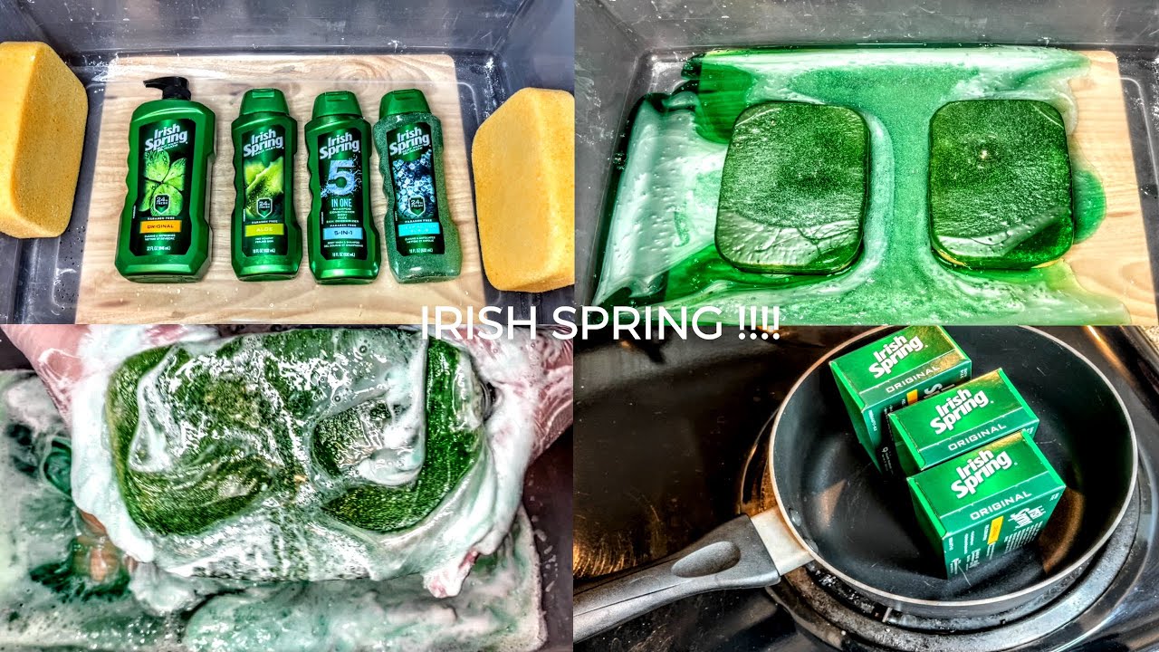 This Irish Spring ASMR Spongesqueezing Remix will make you fall in love with the sound