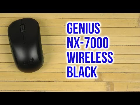 Распаковка Genius NX-7000 Wireless Black