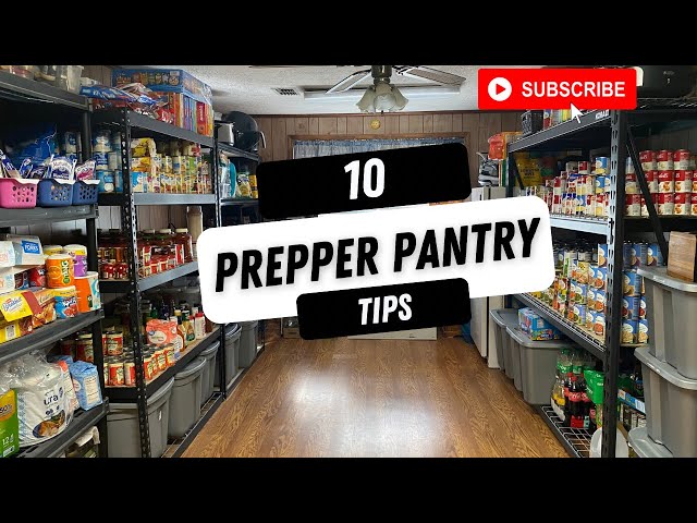 20 Foods I Keep in MY SECRET PREPPER PANTRY (Food Storage 101) 
