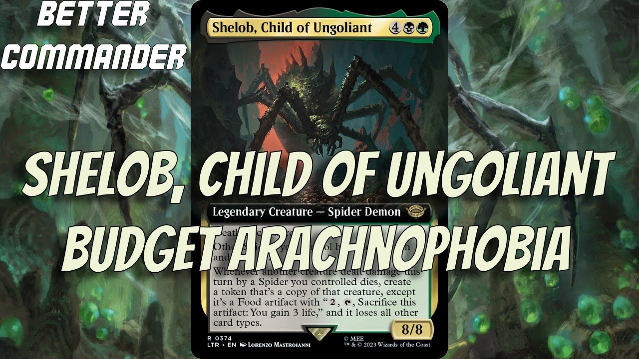 mtg shelob commander deck Spider - Golgari Black Green - EDH - - Lord of The Rings LOTR - 100 Card - Custom Magic The Gathering Deck Magic The Gathering - The