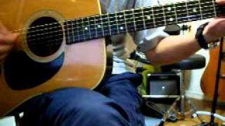 Aria Dreadnought D-40 by R.Matsuoka Vintage 風 北国列車 - YouTube