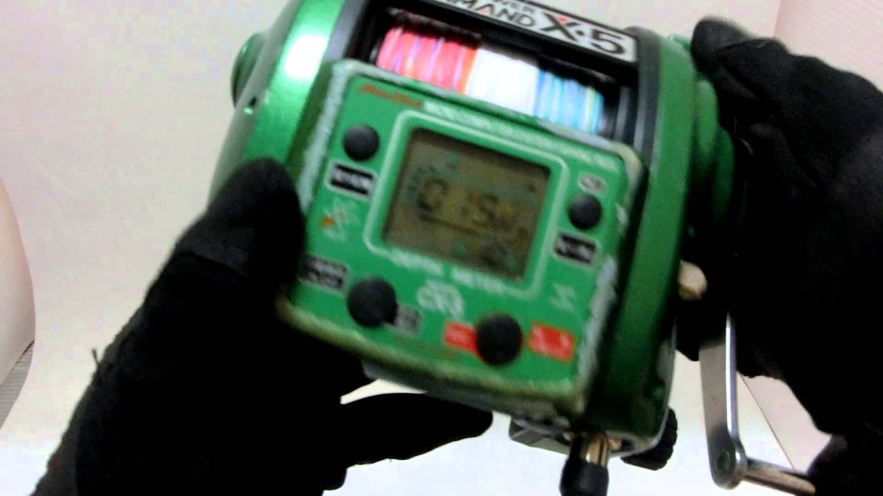 Miya Epoch High Power COMMAND X 5 Electric reel - YouTube