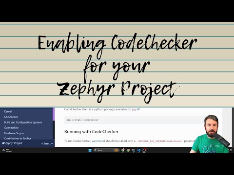 Enabling CodeChecker for your Zephyr RTOS Project