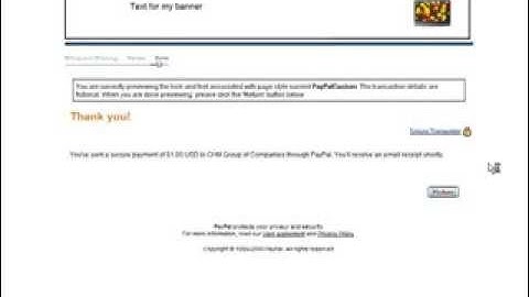 Paypal Options- How To Set Up Your Payment Page With Logos- Section 4