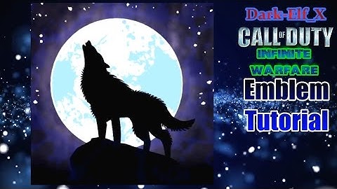 Infinite Warfare Emblem - Howling Wolf (Darkelf X) Call of Duty