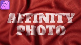 Text auf komplexen Oberflächen realistisch darstellen | Affinity Photo 2 Tutorial Deutsch screenshot 1