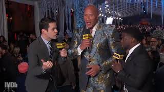 BFFs Dwayne Johnson and Kevin Hart Own the 'Jumanji: The Next Level' Premiere from IMDb LIVE
