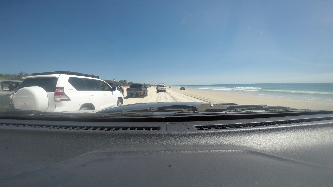 Bribie Island, beach drive and entering from Woorim beach access. !st time on the beach in the RC.