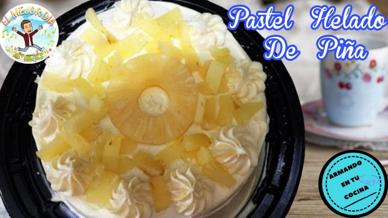 Pastel Helado De Piña