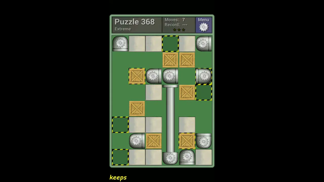 Pushing Machine (Extreme) Level Puzzle 368 - Perfect Solution