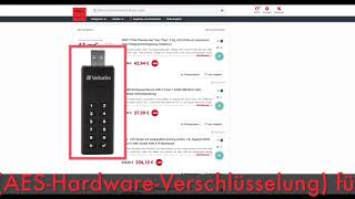 Schnäppchen/Billiger des Tages 17.06.21 - VERBATIM Keypad Secure USB-3.2 Gen 1 64GB USB-Stick