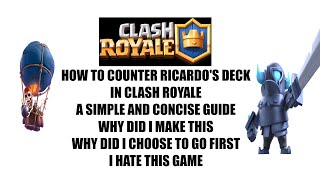 how to counter my classmate’s deck in clash royale | english presentation