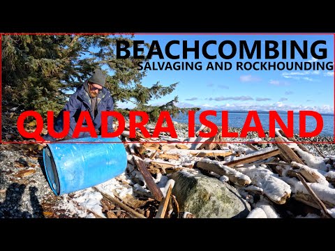 #BEACHCOMBING #SALVAGING #ROCKHOUNDING! Cool Finds on Quadra Island.