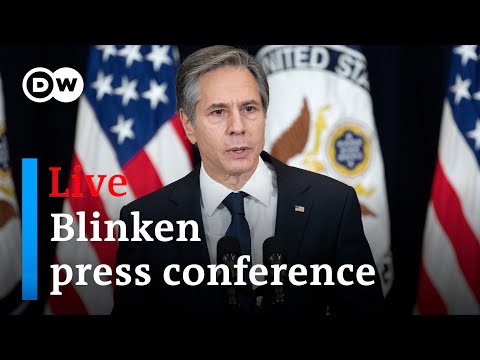 Watch live: will blinken put more pressure on israel? | dw news