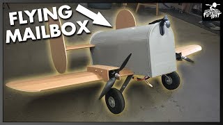 RC FLYING Mailbox - 24 Hour Build Can we make a mailbox fly in less than 24 hours? Support us by visiting our store: https://store.flitetest.com/ Try your hand at building
