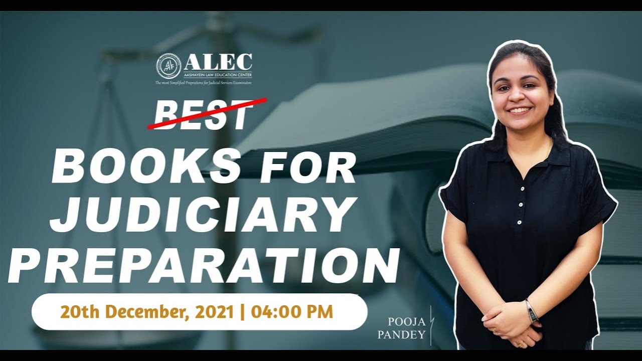 Best Books For Judiciary Preparations | Pooja Pandey Ma'am | ALEC Judiciary