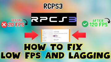 How to Fix RCPS3 Low FPS / Lagging issue 2023 {100% Working}