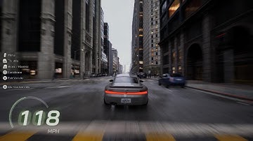 The Matrix Awakens: An Unreal Engine 5 Experience Crash physics