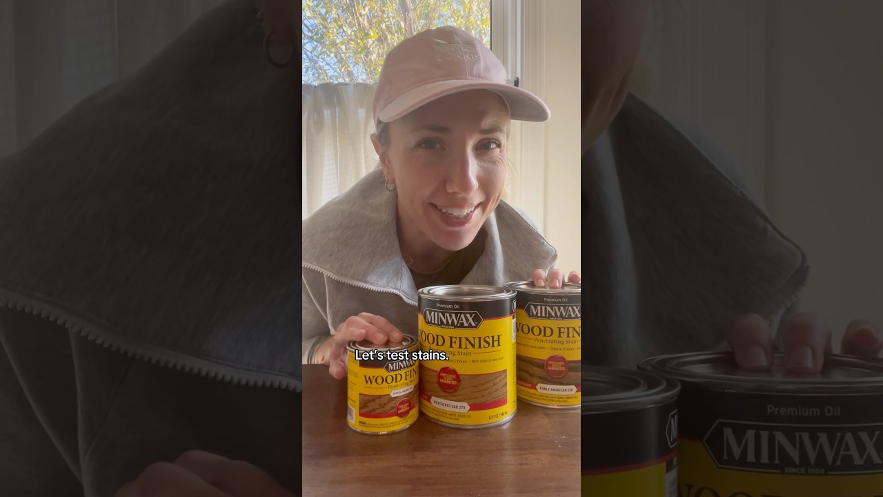 Which stain would you choose? Testing stains on Red Oak ❤️