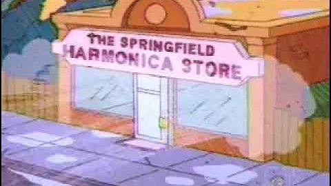 The Simpsons - Hurricane Neddy - Harmonica Store
