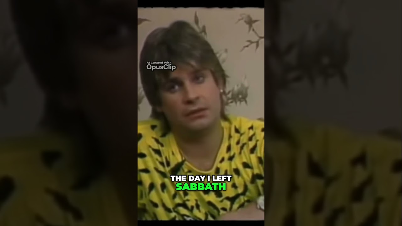 Ozzy's Bold Move  Leaving Black Sabbath