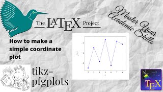 latex tutorial: pgfplots tutorial: how to make a simple coordinate plot