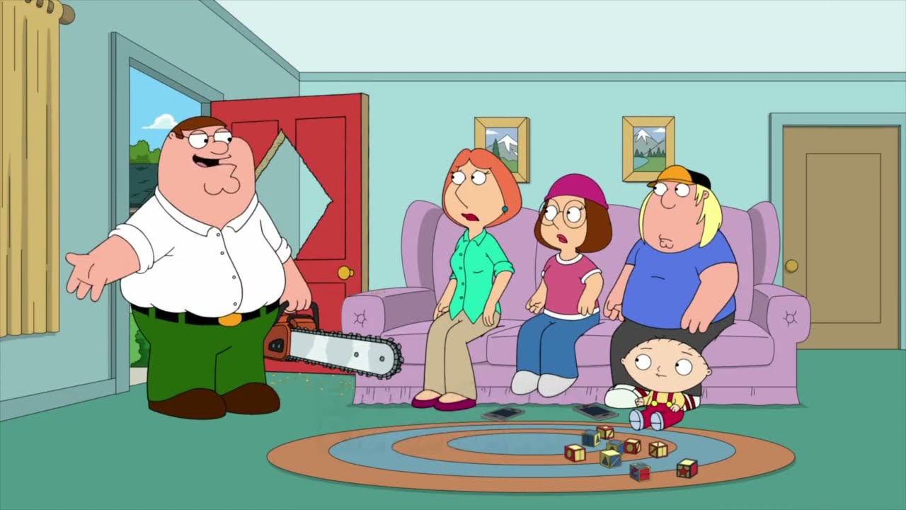 Family Guy - Christmas suicide furniture