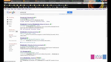 1.8 downloading ghostscript and gsview