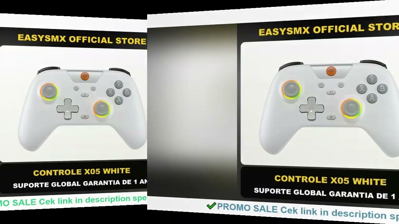 EasySMX X05 Wireless Gamepad Bluetooth Gaming Controller Compatible with PC/Phone/Switch/ Steam Game