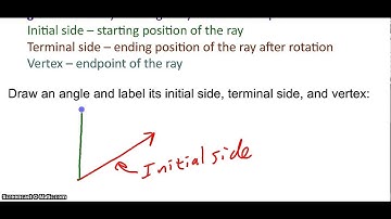 Angles in standard position