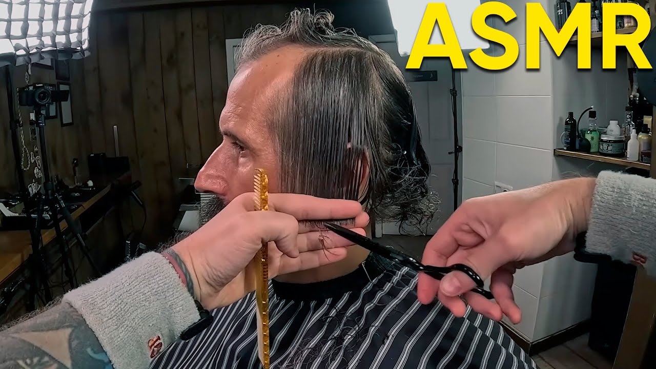 POV Haircut to Trigger Your Tingles – Scissors Only, No Clippers 💈 ASMR BARBER