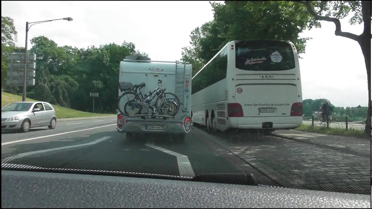 Autofahrt von der Bremer Neustadt zum Rhododendronpark (2019)