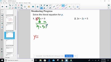 Literal Equations Intro Video